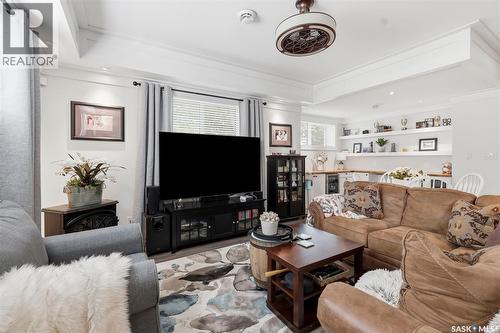 Rural Address / Naismith Acreage, Young, SK - Indoor Photo Showing Living Room