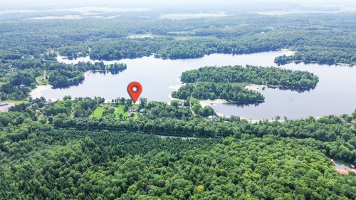 Aerial View - 470 11E Avenue, Saint-Tite, QC - Outdoor With Body Of Water With View