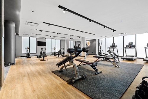 Exercise Room - 621-505 Rue De L'Escale, Brossard, QC - Indoor Photo Showing Gym Room