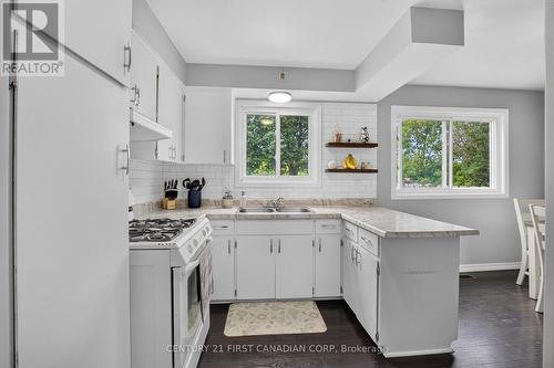 44 Hammond Street, St. Thomas, ON - Indoor Photo Showing Kitchen With Double Sink