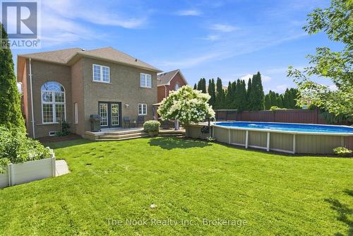 41 Dopp Crescent, Whitby (Brooklin), ON - Outdoor With Above Ground Pool With Backyard