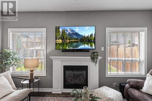 96 Redfern Crescent, Clarington, ON - Indoor Photo Showing Living Room With Fireplace
