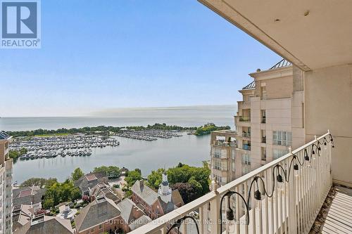 Marina View From Balcony - 1908 - 2285 Lake Shore Boulevard W, Toronto, ON - Outdoor With Body Of Water With View