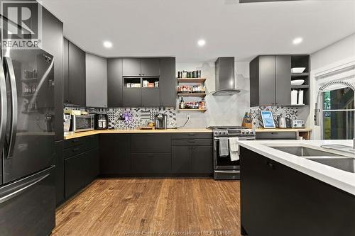1718 Lesperance, Tecumseh, ON - Indoor Photo Showing Kitchen With Double Sink With Upgraded Kitchen