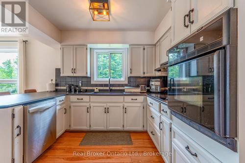 1819 Old Second Road S, Springwater, ON - Indoor Photo Showing Kitchen With Double Sink