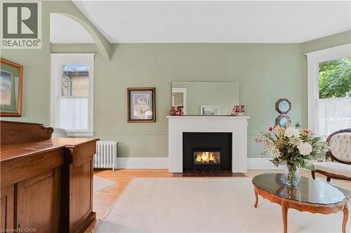 136 Blair Road, Cambridge, ON - Indoor Photo Showing Living Room With Fireplace