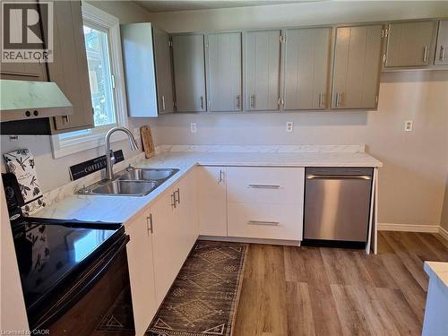 48 Crestlynn Crescent, Simcoe, ON - Indoor Photo Showing Kitchen With Double Sink