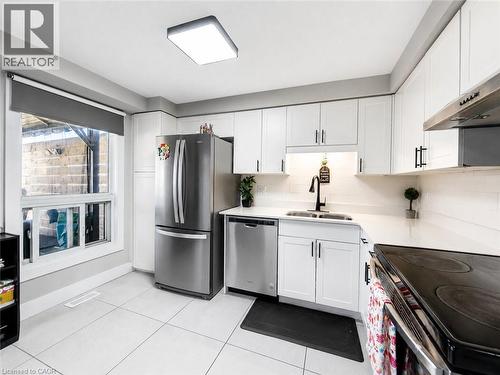 233 Red Clover Court, Kitchener, ON - Indoor Photo Showing Kitchen With Stainless Steel Kitchen With Double Sink