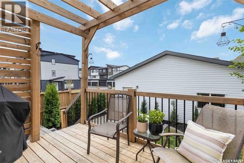 238 Dubois Crescent, Saskatoon, SK - Outdoor With Deck Patio Veranda With Exterior