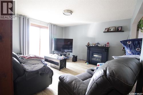Letendre Acreage, Rocanville Rm No. 151, SK - Indoor Photo Showing Living Room With Fireplace
