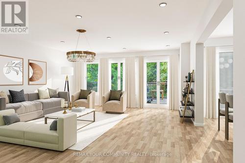 Virtual Renovation - 39 Cadillac Avenue, Toronto, ON - Indoor Photo Showing Living Room
