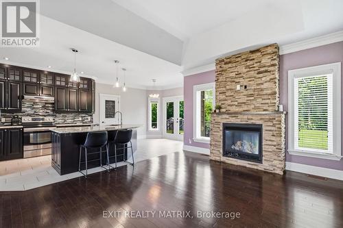 501 Du Parc Road, Champlain, ON - Indoor With Fireplace