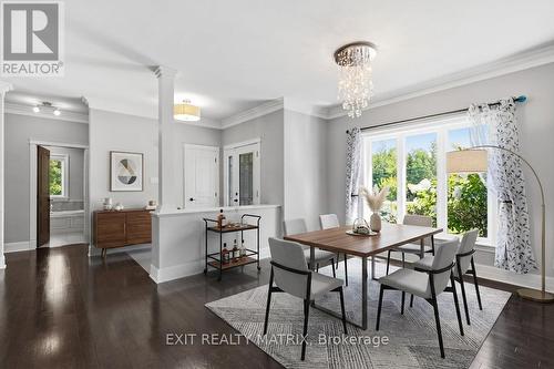 Virtually Staged - 501 Du Parc Road, Champlain, ON - Indoor Photo Showing Dining Room