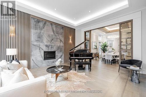 49 Ravenscroft Circle, Toronto, ON - Indoor Photo Showing Living Room With Fireplace