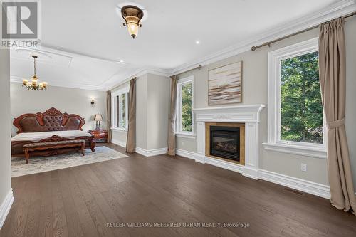59 Munro Boulevard, Toronto, ON - Indoor Photo Showing Living Room With Fireplace