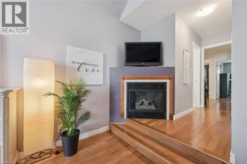 199 Saginaw Parkway Unit# 15, Cambridge, ON - Indoor With Fireplace