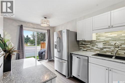 8 103 Berini Drive, Saskatoon, SK - Indoor Photo Showing Kitchen With Stainless Steel Kitchen With Double Sink With Upgraded Kitchen