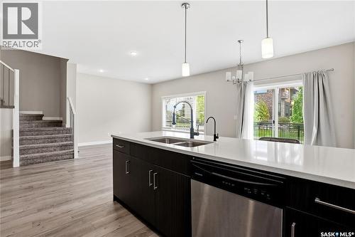 127 315 Dickson Crescent, Saskatoon, SK - Indoor Photo Showing Kitchen With Double Sink