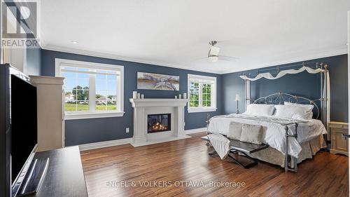 191 Cheyenne Way, Ottawa, ON - Indoor Photo Showing Bedroom With Fireplace