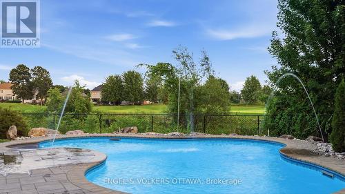 191 Cheyenne Way, Ottawa, ON - Outdoor With In Ground Pool With Backyard