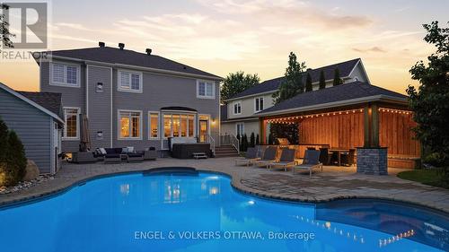 191 Cheyenne Way, Ottawa, ON - Outdoor With In Ground Pool With Deck Patio Veranda