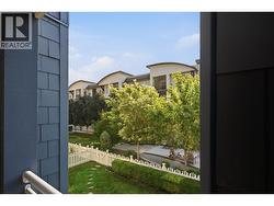 Looking out towards the dog run and park area (between the buildings) - 