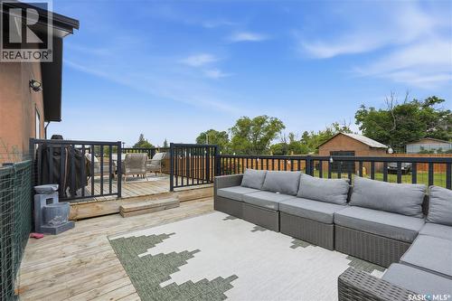 123 Railway Avenue, Dundurn, SK - Outdoor With Deck Patio Veranda