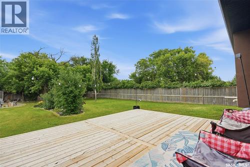 123 Railway Avenue, Dundurn, SK - Outdoor With Deck Patio Veranda With Backyard