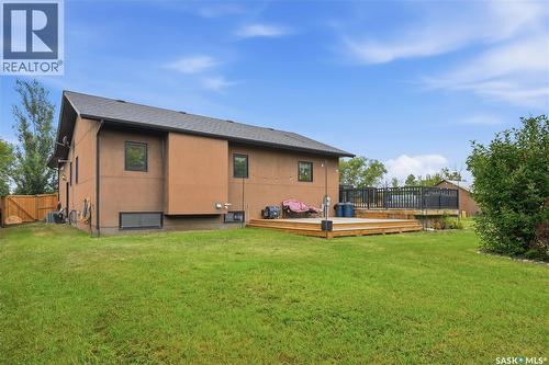 123 Railway Avenue, Dundurn, SK - Outdoor With Deck Patio Veranda With Exterior