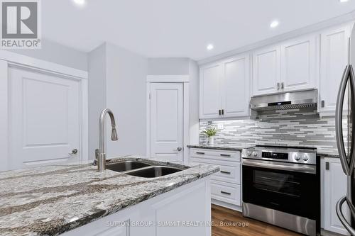 659 Cherrywood Drive, Burlington, ON - Indoor Photo Showing Kitchen With Double Sink With Upgraded Kitchen