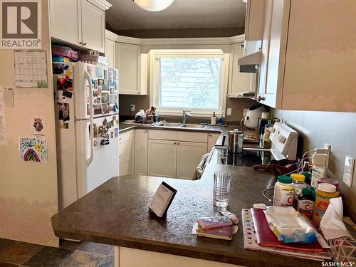 75 Agricultural Avenue, Yorkton, SK - Indoor Photo Showing Kitchen With Double Sink