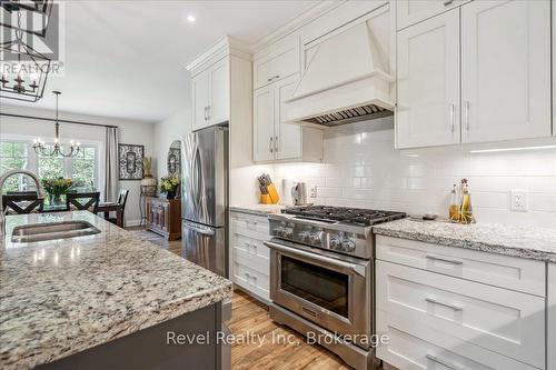 59 Trout Lane, Tiny, ON - Indoor Photo Showing Kitchen With Double Sink With Upgraded Kitchen