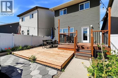 3409 Green Jade Lane, Regina, SK - Outdoor With Deck Patio Veranda With Exterior