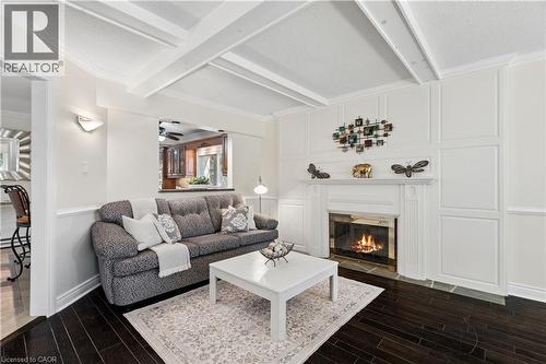 695 Front Road, Pickering, ON - Indoor Photo Showing Living Room With Fireplace