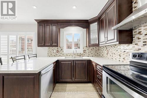 13 Boulderbrook Drive, Toronto, ON - Indoor Photo Showing Kitchen With Double Sink With Upgraded Kitchen