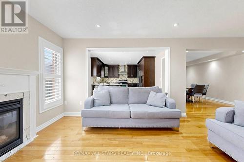13 Boulderbrook Drive, Toronto, ON - Indoor Photo Showing Living Room With Fireplace