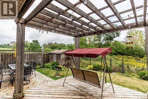 14 Anastasia Drive, Kitchener, ON - Outdoor With Deck Patio Veranda With Exterior