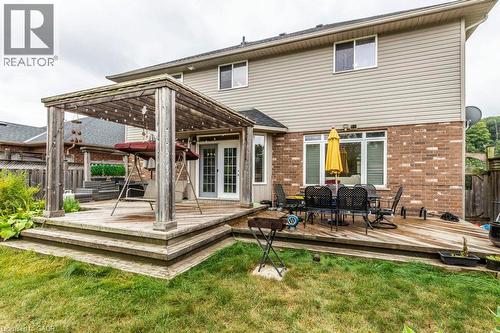 14 Anastasia Drive, Kitchener, ON - Outdoor With Deck Patio Veranda