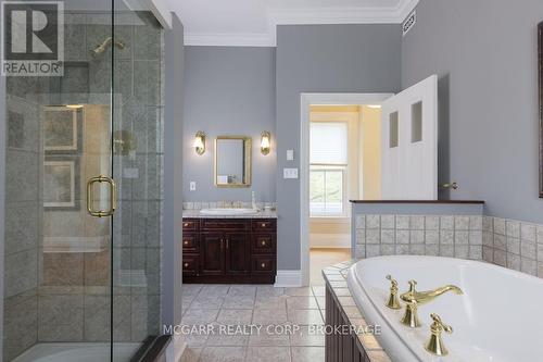 4pc with deep tub + separate shower - 38 Yates Street, St. Catharines (Downtown), ON - Indoor Photo Showing Bathroom