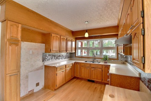 Kitchen - 575 Rue Perreault E., Rouyn-Noranda, QC - Indoor Photo Showing Kitchen With Double Sink