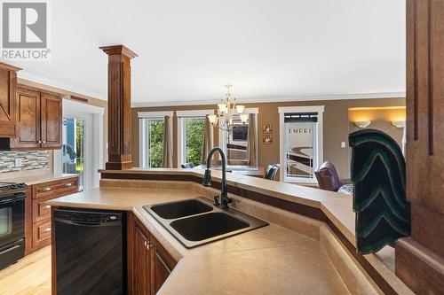 35 Alexander Crescent, Glovertown, NL - Indoor Photo Showing Kitchen With Double Sink