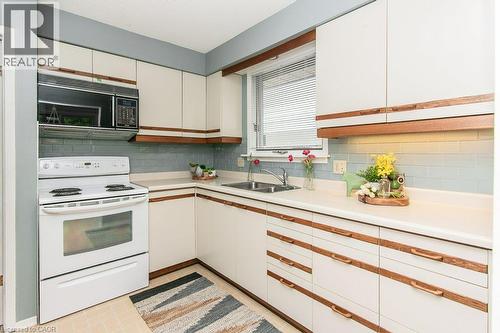 66 Shea Crescent, Kitchener, ON - Indoor Photo Showing Kitchen With Double Sink