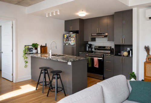 Cuisine - 301-3600 Rue Rachel E., Montréal (Rosemont/La Petite-Patrie), QC - Indoor Photo Showing Kitchen