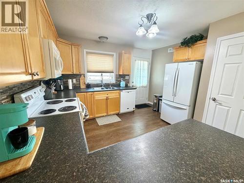 10339 Bunce Crescent, North Battleford, SK - Indoor Photo Showing Kitchen With Double Sink