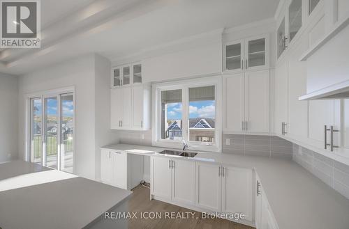 55 William Crisp Drive E, Caledon, ON - Indoor Photo Showing Kitchen With Double Sink