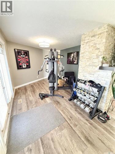 3 Mclelland Bay, Weyburn, SK - Indoor Photo Showing Gym Room