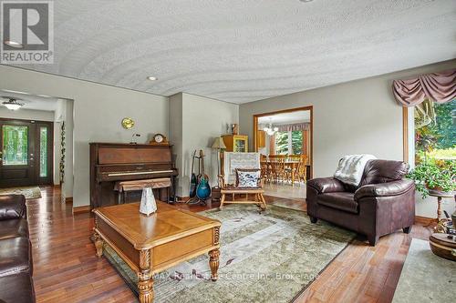 283 German School Road, Brant (Paris), ON - Indoor Photo Showing Living Room With Fireplace