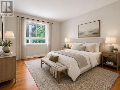 AI Altered Primary Bed - 2707 Ulster Crescent, Ottawa, ON - Indoor Photo Showing Bedroom