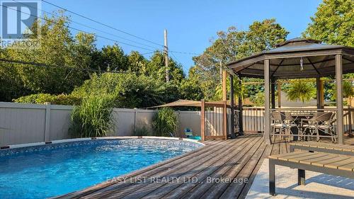 1895 Savoy Place, Ottawa, ON - Outdoor With Above Ground Pool With Deck Patio Veranda With Backyard