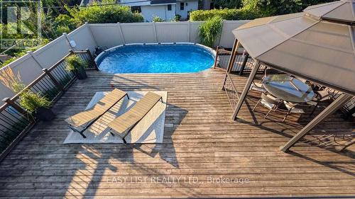 1895 Savoy Place, Ottawa, ON - Outdoor With Above Ground Pool With Deck Patio Veranda